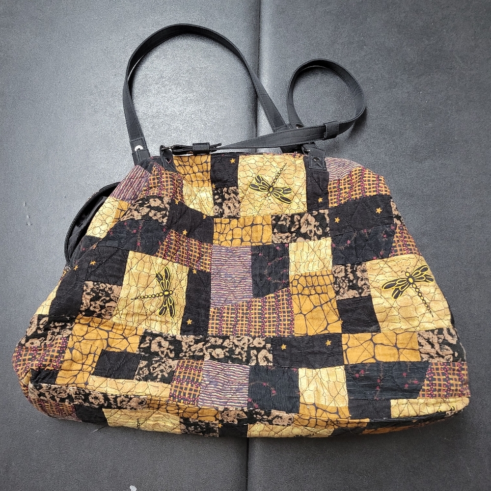 Donna Sharp Rustic Quilted Patchwork Handbag Tote… - image 5